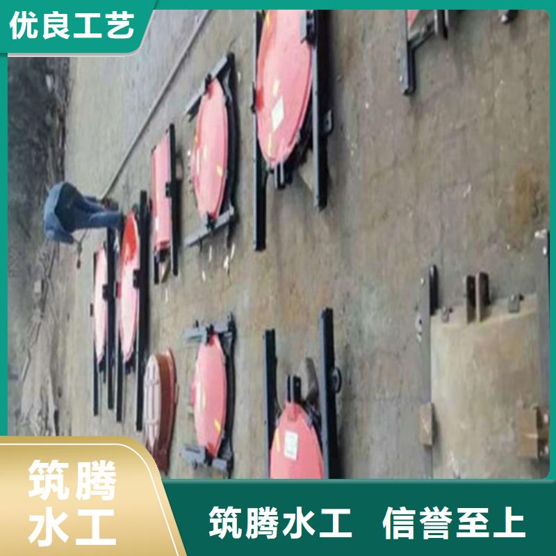 青島明桿式鑄鐵閘門工程施工案例