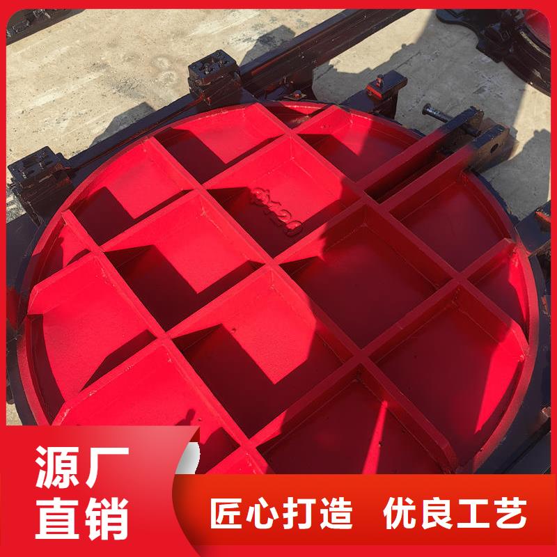 武威鑄鐵閘門DN600鑄鐵鑲銅圓閘門支持定制