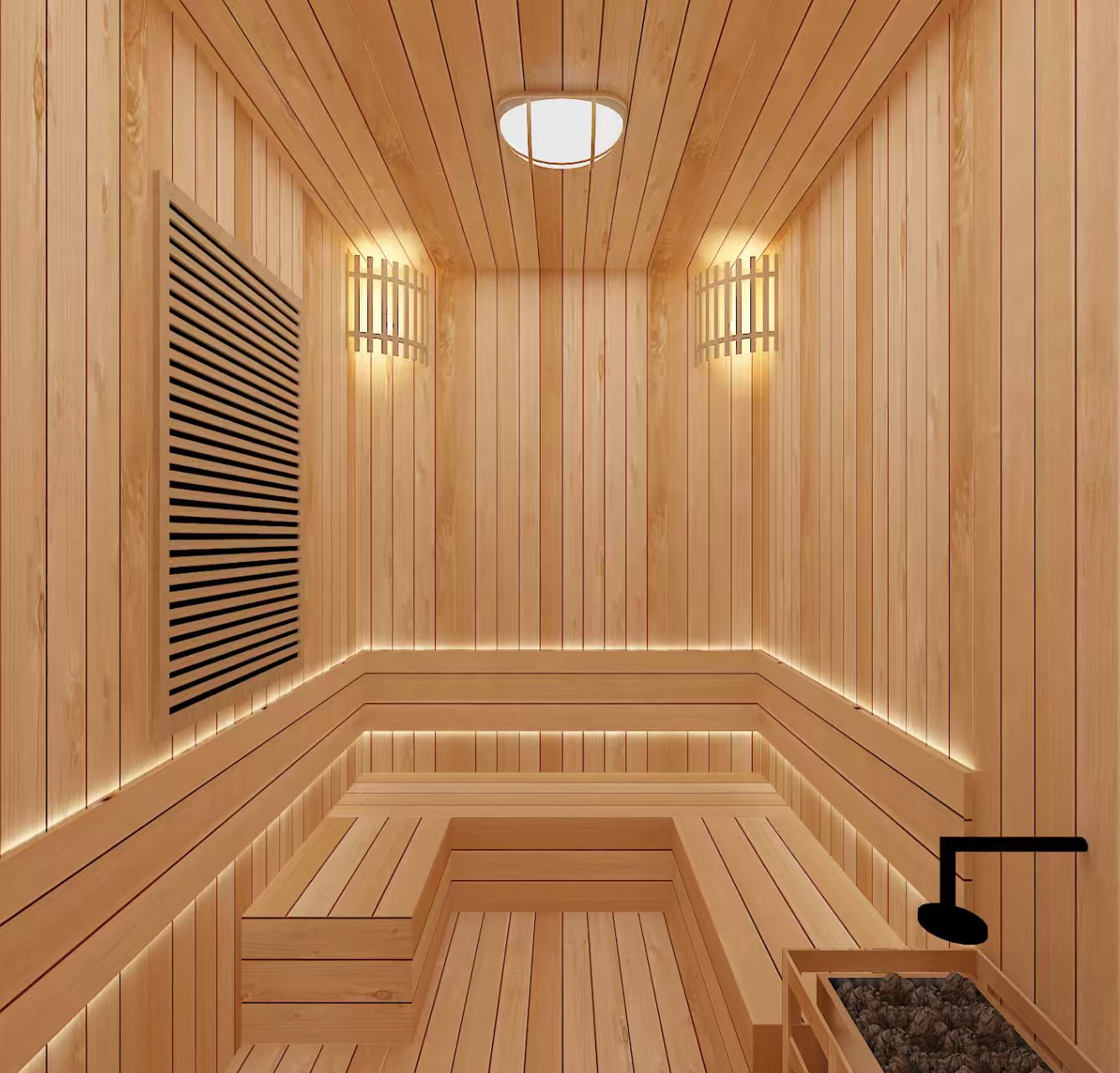 曲阜汗蒸房家用院汗蒸房設計質優(yōu)價廉