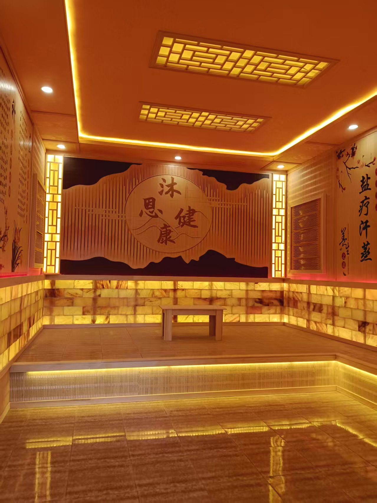 洛龍汗蒸房桑拿房裝修真材實(shí)料加工定制