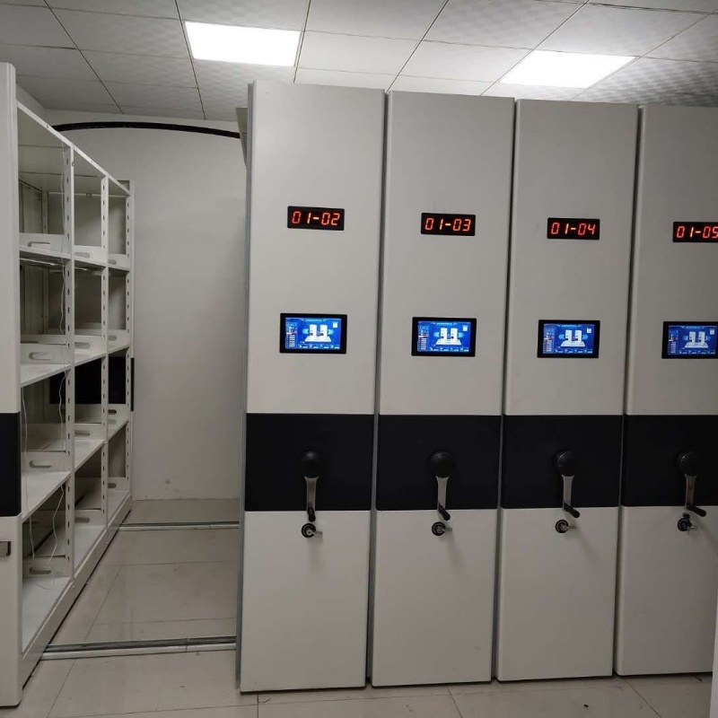 檔案室手搖密集柜柳州實業(yè)廠家