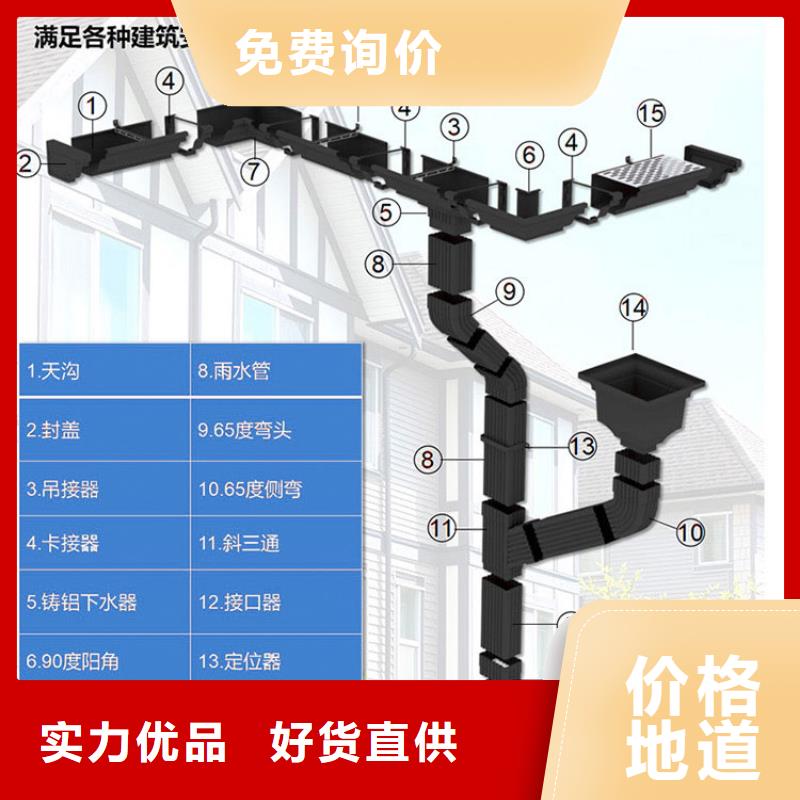 120*150铝合金落水管价格合理专业生产设备