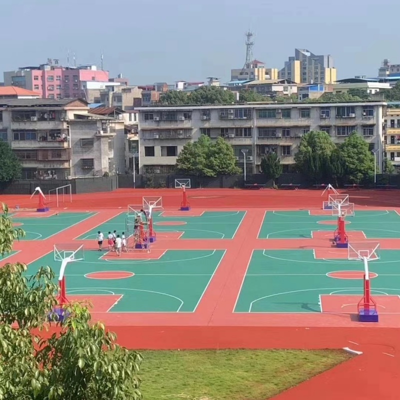 體育球場 籃球場施工質(zhì)檢嚴(yán)格放心品質(zhì)