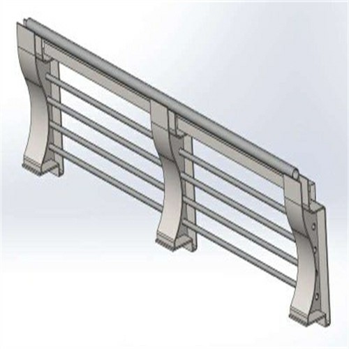 酒泉不銹鋼橋梁防撞護(hù)欄地鐵站臺護(hù)欄碳素鋼管護(hù)欄