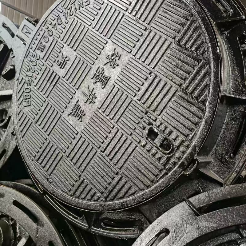 大邑球墨鑄鐵井蓋裝飾井蓋庫存豐富