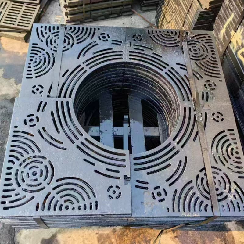 壽陽(yáng)球墨鑄鐵篦子溝蓋板_350x500下水道蓋板工廠采購(gòu)