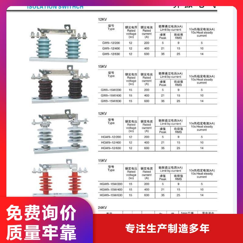 高压熔断器-RW12-24KV/200A【浙江羿振电气有限公司】严选用料