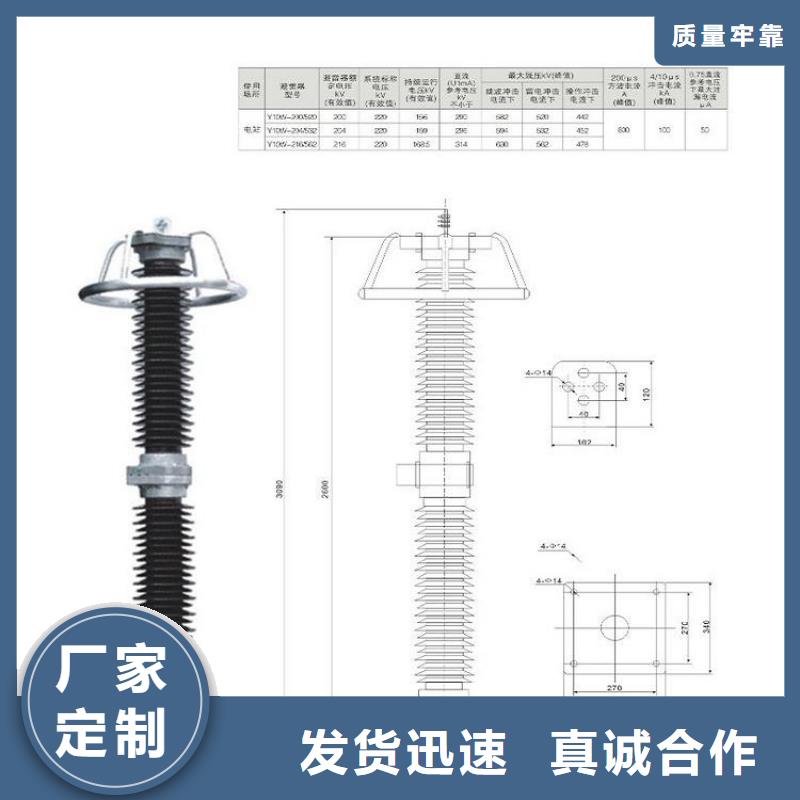 复合外套氧化锌避雷器YH10WZ-51/134【羿振电力】本地经销商