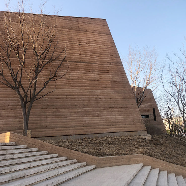 多色断层仿夯土挂板厂家批发实地大厂