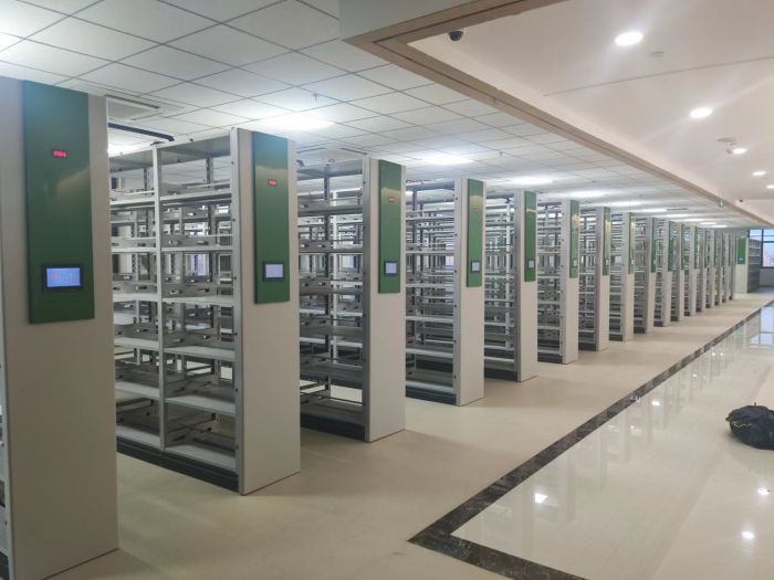 華亭財務(wù)密集架檔案盒密集架細節(jié)展示