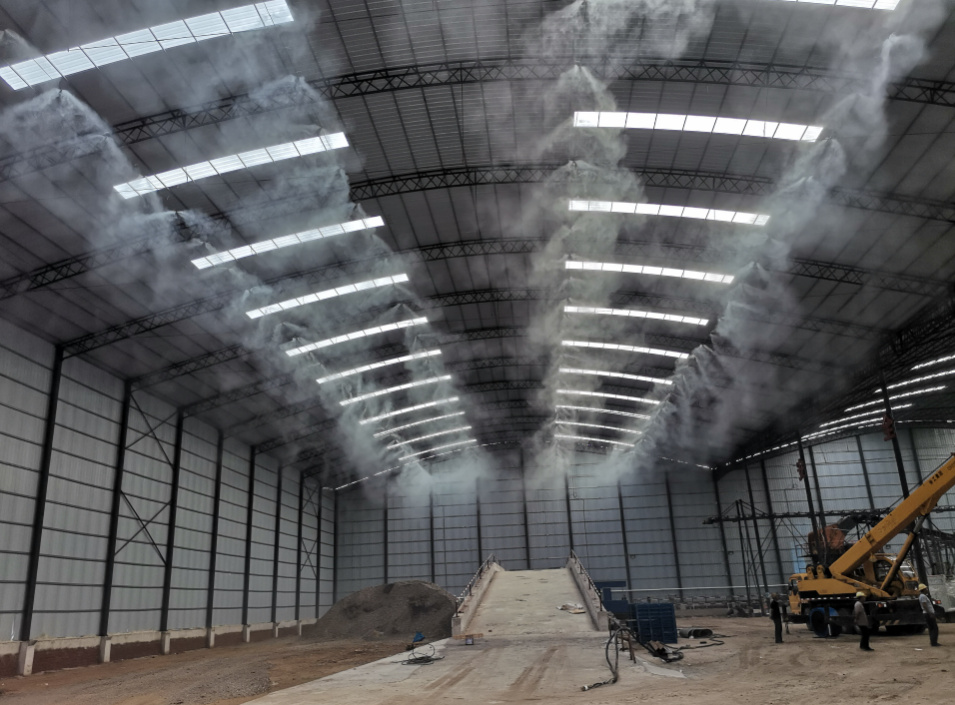 生產(chǎn)料場噴霧降塵_誠信企業(yè)生