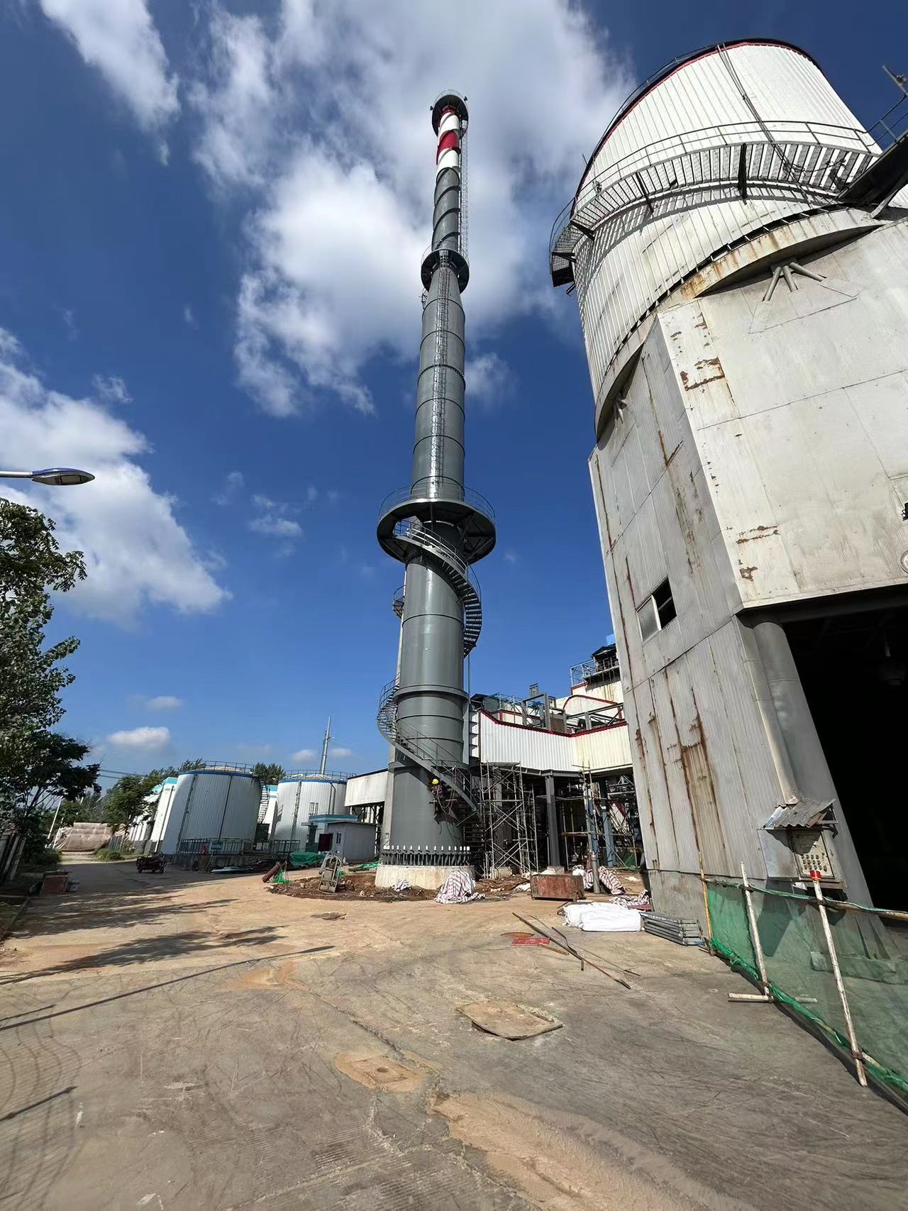 潮州市砼煙囪外墻畫(huà)畫(huà)