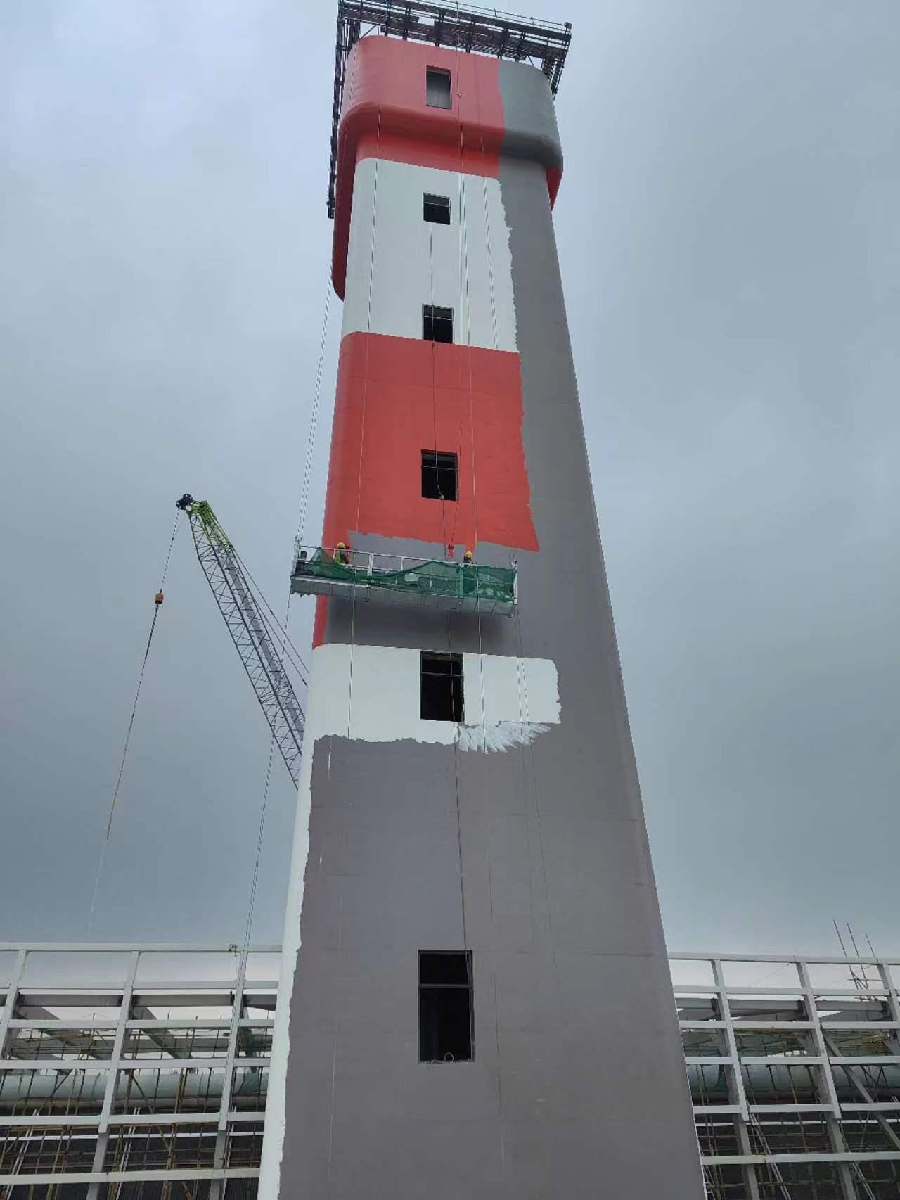 海北市80米電廠煙囪美化公司