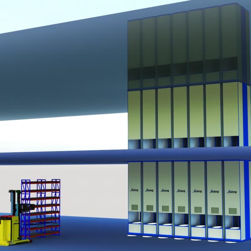 廣西正反面出入庫的料箱升降柜免費咨詢星龍牌