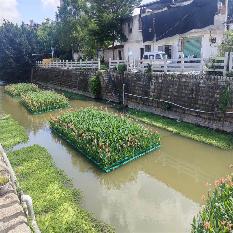 漢中城固河道浮島經(jīng)久耐用