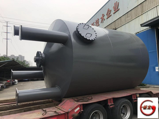 立式圓封頭底圓頂鋼襯塑料貯槽生產廠家定制