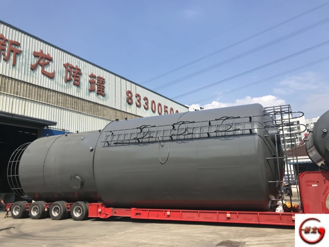 吉林通化化學項目碳鋼襯里儲罐按確認圖紙制作