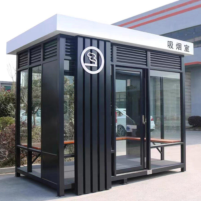 山東濰坊吸煙亭源頭廠家結構堅固