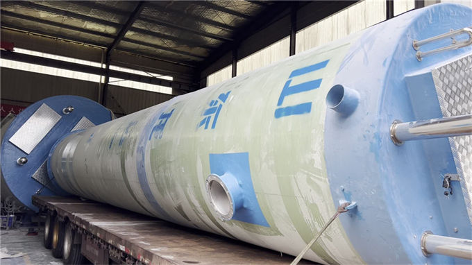 觀瀾一體化泵站_玻璃鋼一體化預(yù)制泵站質(zhì)檢合格出廠