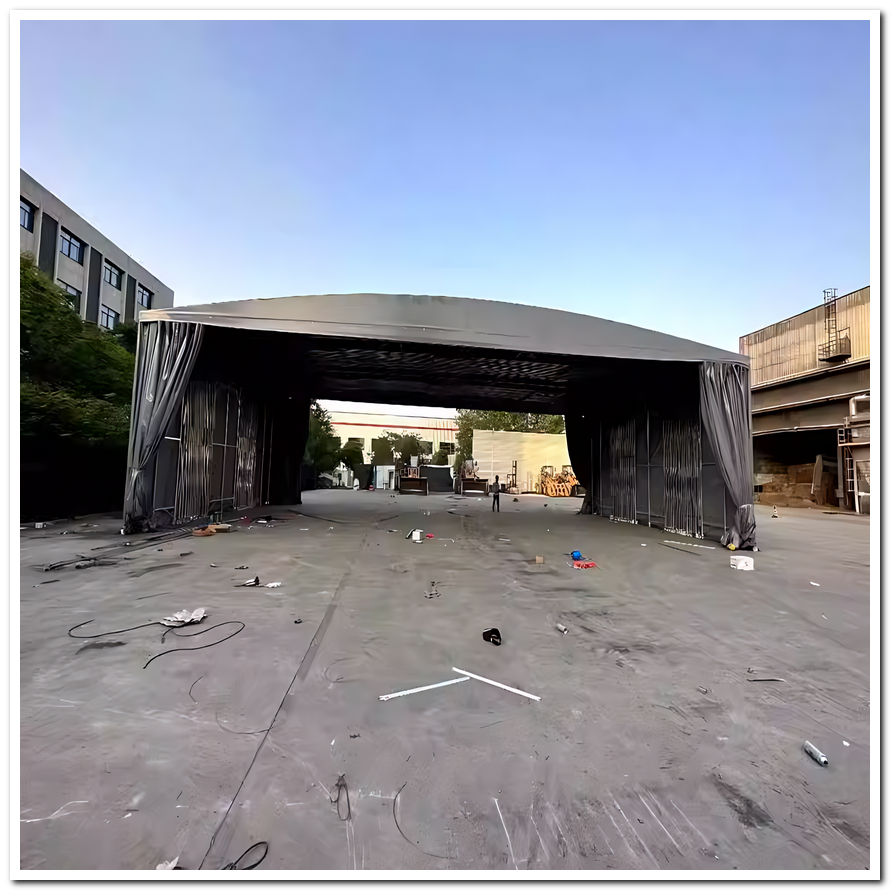 推拉雨棚,手動推拉棚本地廠家值得信賴