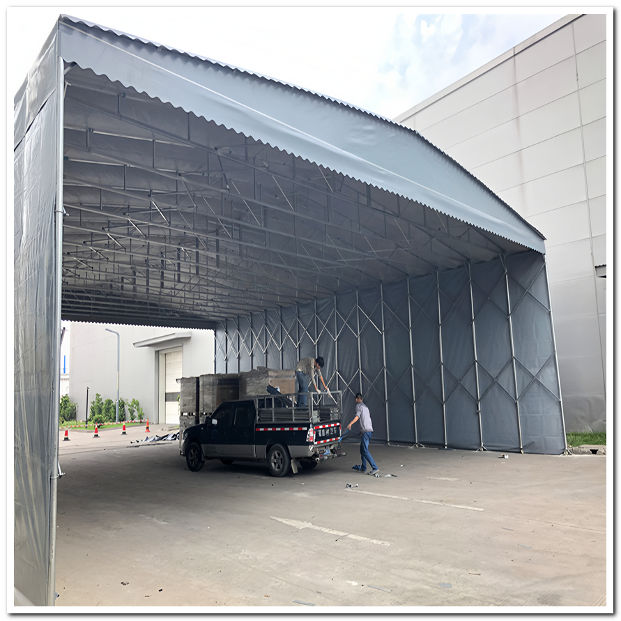 寧?？h白帆布停車棚/寧海縣膜結(jié)構(gòu)景觀棚停車棚