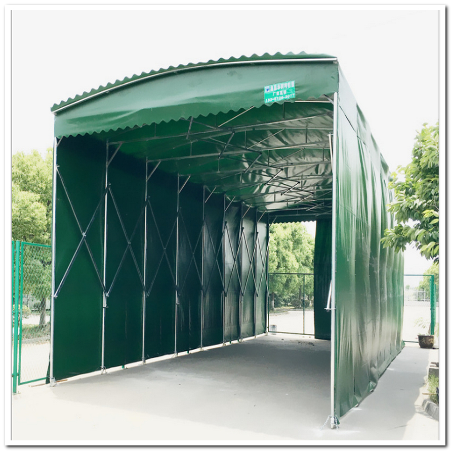 廬江縣折疊型放車棚/廬江縣小區(qū)商場擋雨電動(dòng)車棚