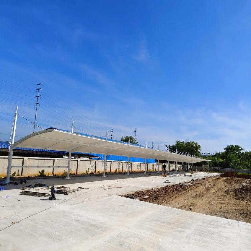 車棚張拉膜停車棚放心選購