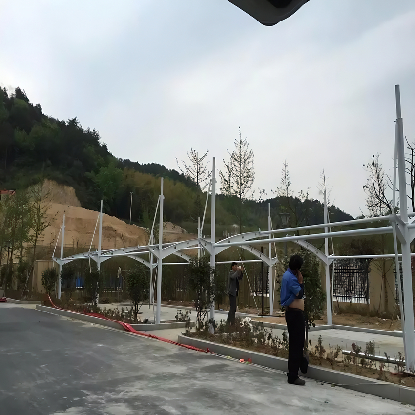 車棚小區(qū)停車棚多種規(guī)格庫存充足