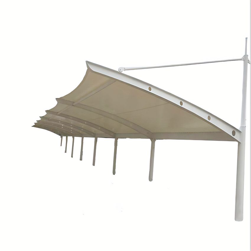 陽泉停小車膜布篷/陽泉鴻禧車棚價格/廠家/地址