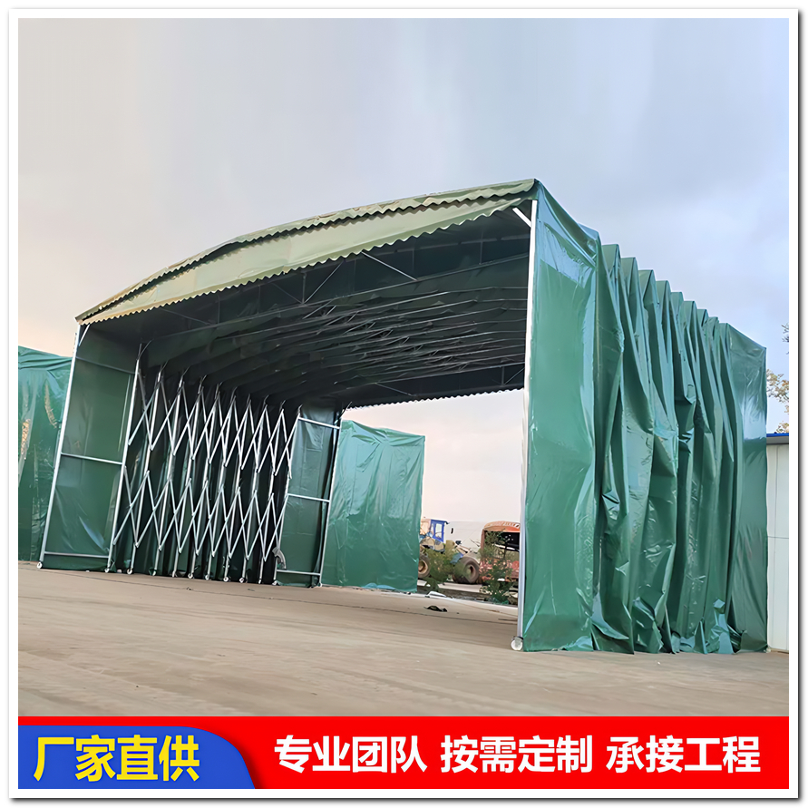 前山街道可伸縮式遮雨棚-前山街道推拉雨篷訂做