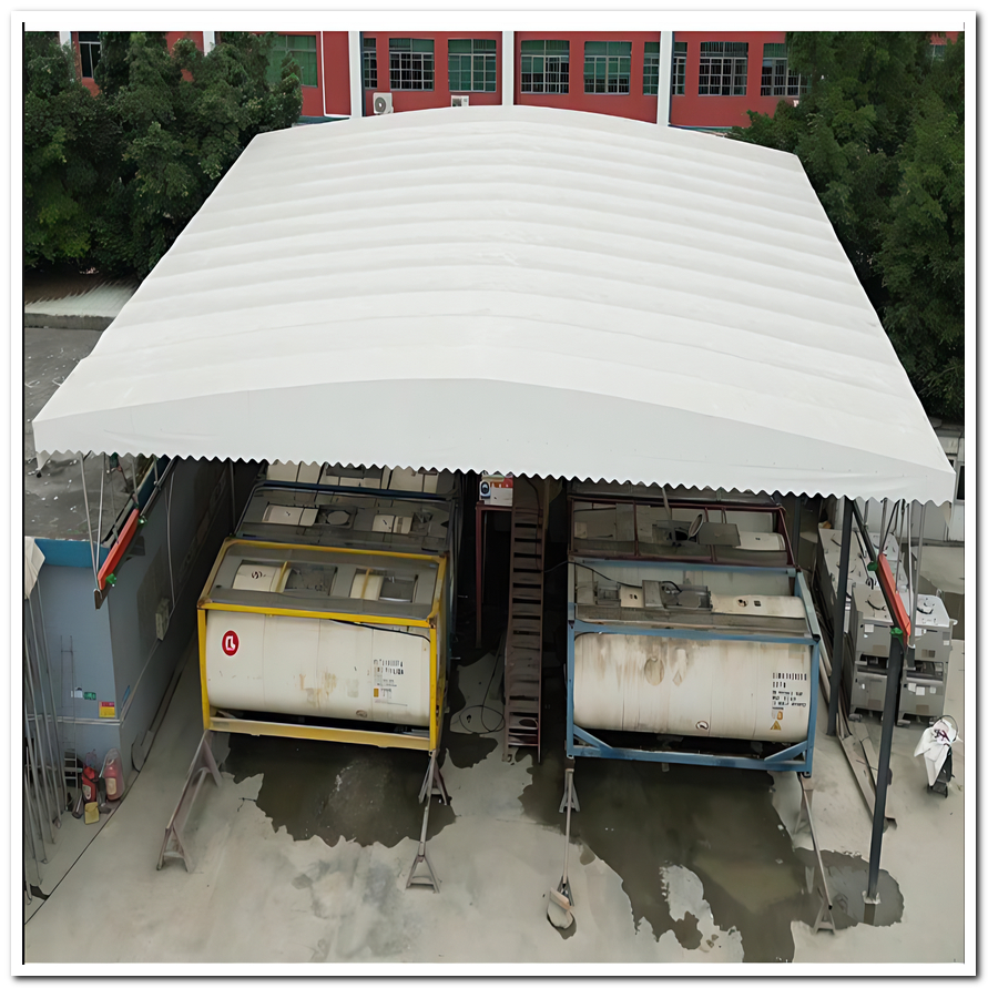 前山街道可伸縮式遮雨棚-前山街道推拉雨篷訂做