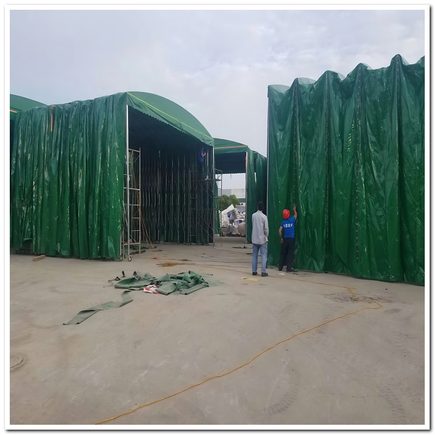 荔波伸縮大篷伸縮雨蓬老客戶鐘愛