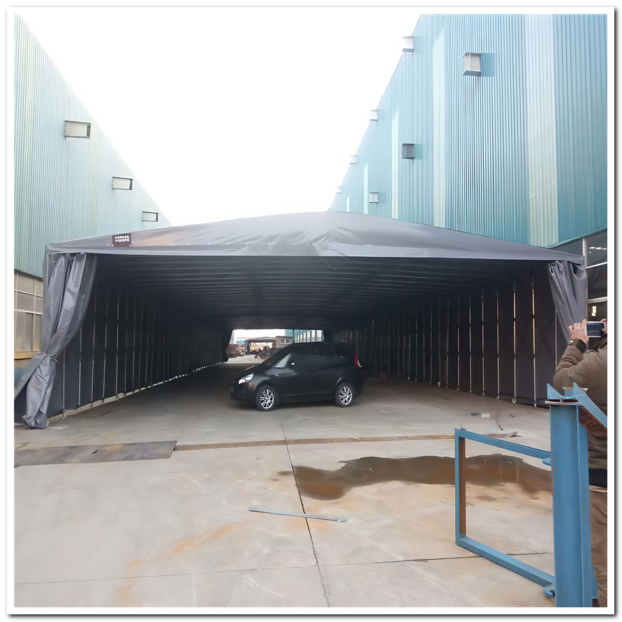 相城遮陽伸縮雨棚報價/相城推拉伸縮活動棚