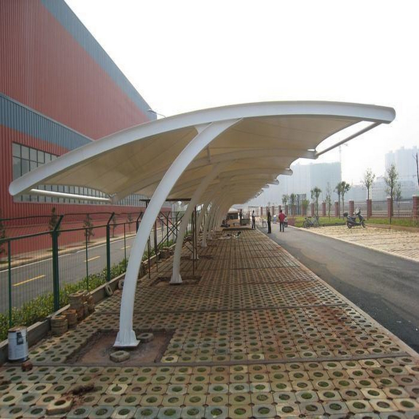 惠山新能源充電篷/惠山張拉膜車棚搭建