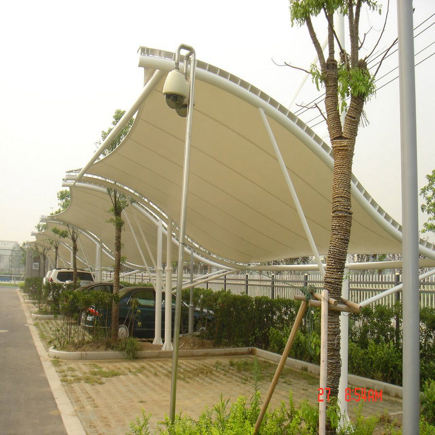 移動(dòng)伸縮車篷/膜結(jié)構(gòu)車棚廠家