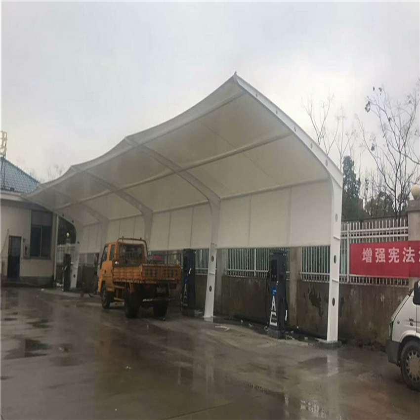咸寧新能源充電篷/咸寧膜結(jié)構(gòu)車棚廠家