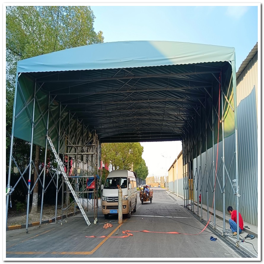 移動棚-伸縮推拉篷價格地道