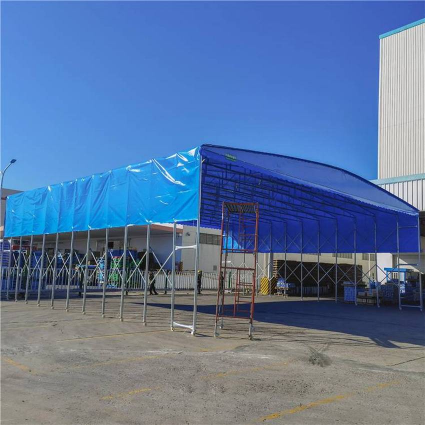 萊陽移動(dòng)棚移動(dòng)推拉雨棚支持非標(biāo)定制