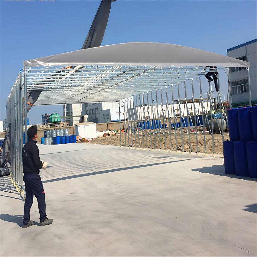 移動棚移動推拉雨棚支持非標定制