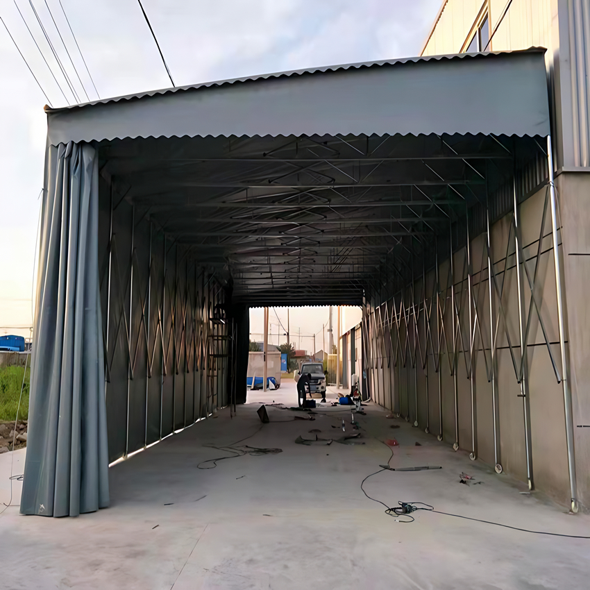 曲阜移動(dòng)棚,移動(dòng)伸縮篷用好材做好產(chǎn)品