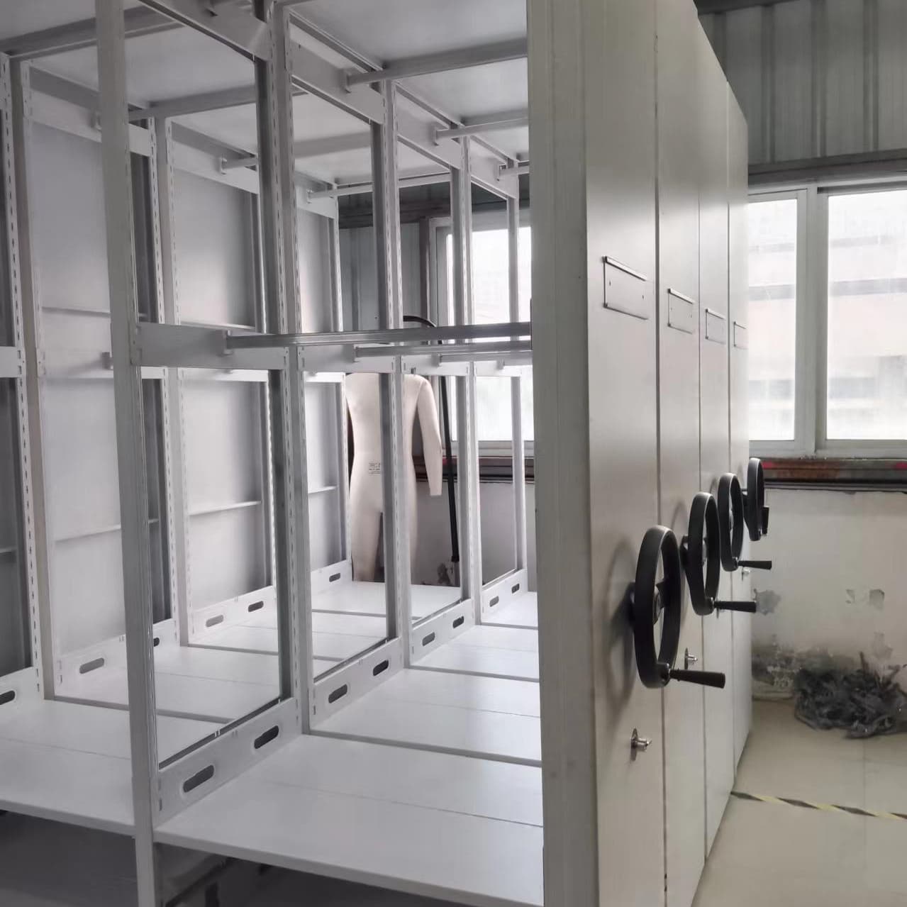 西安灞橋醫(yī)院玻片密集架-制作精良