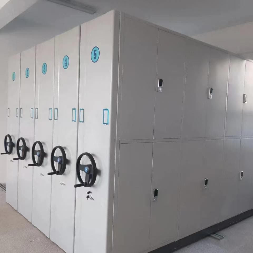 清苑密集架_智能密集架工程施工案例