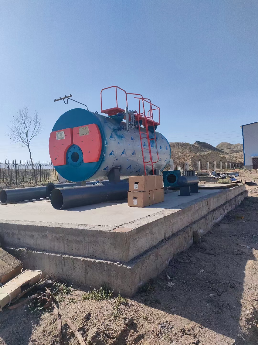 蓋州蒸汽鍋爐木材防腐罐老客戶鐘愛