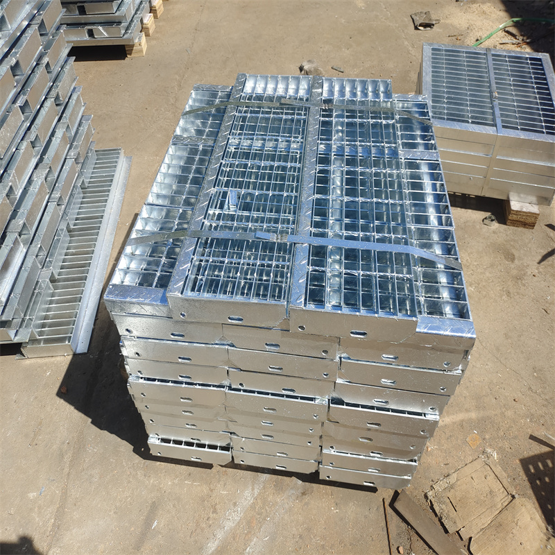 寧陵鋼格柵樓梯踏步多種工藝