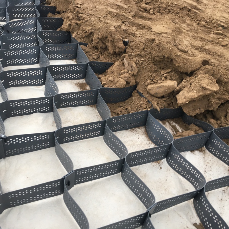 土工格室六邊形蜂巢土工格室層層質(zhì)檢