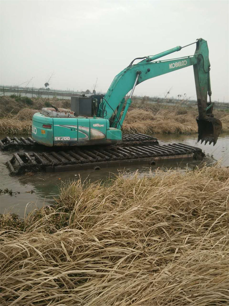 百色水陸挖掘機出租加長臂水上挖掘機租賃拒絕虛高價