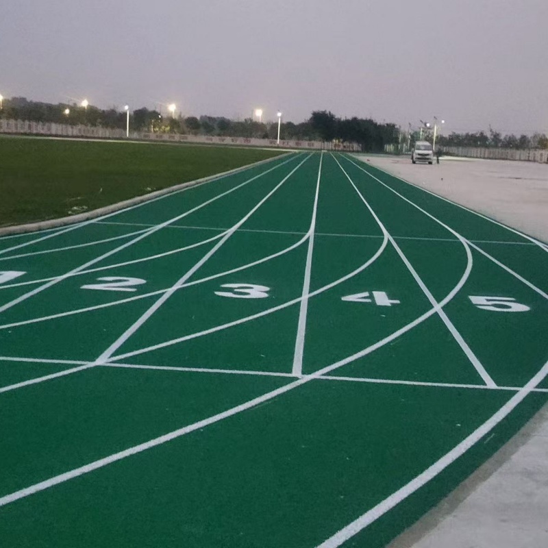 山西忻州定襄縣體育場塑膠跑道防滑防水