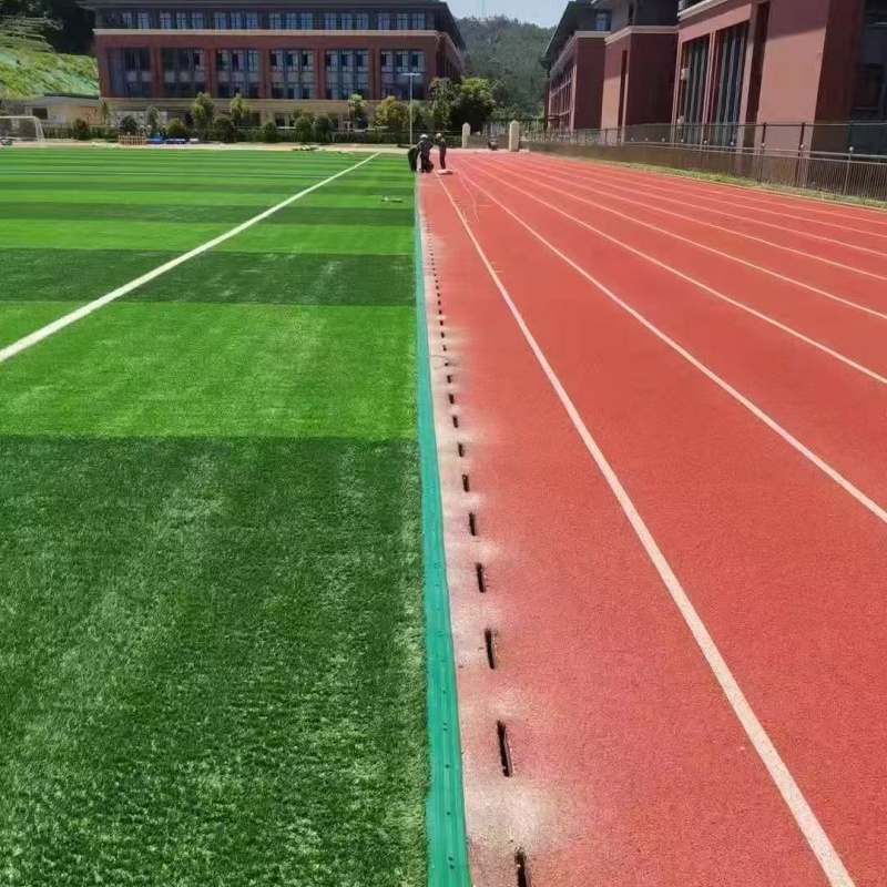 安國跑道全塑型塑膠跑道商家直供