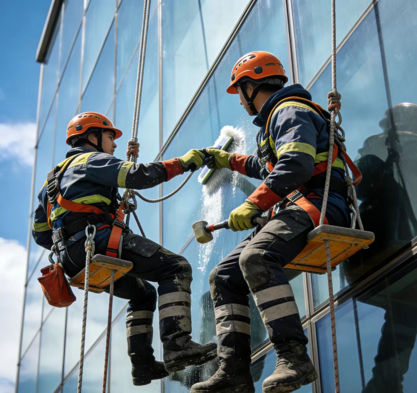 鯉城蜘蛛人高空作業(yè)-高空吊繩施工值得信賴