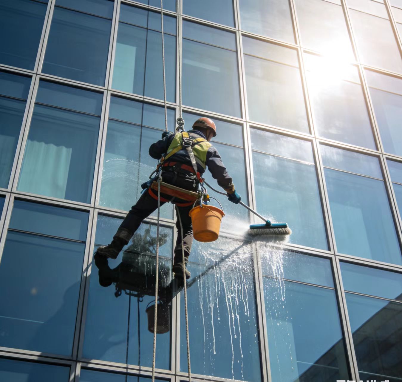 合作蜘蛛人高空作業(yè)外墻高空清洗正規(guī)團(tuán)隊(duì)